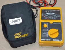 1 x Avo MEGGER BM100/4 500v Insulation and Continuity Tester - CL011 - Ref JP967 - Location:
