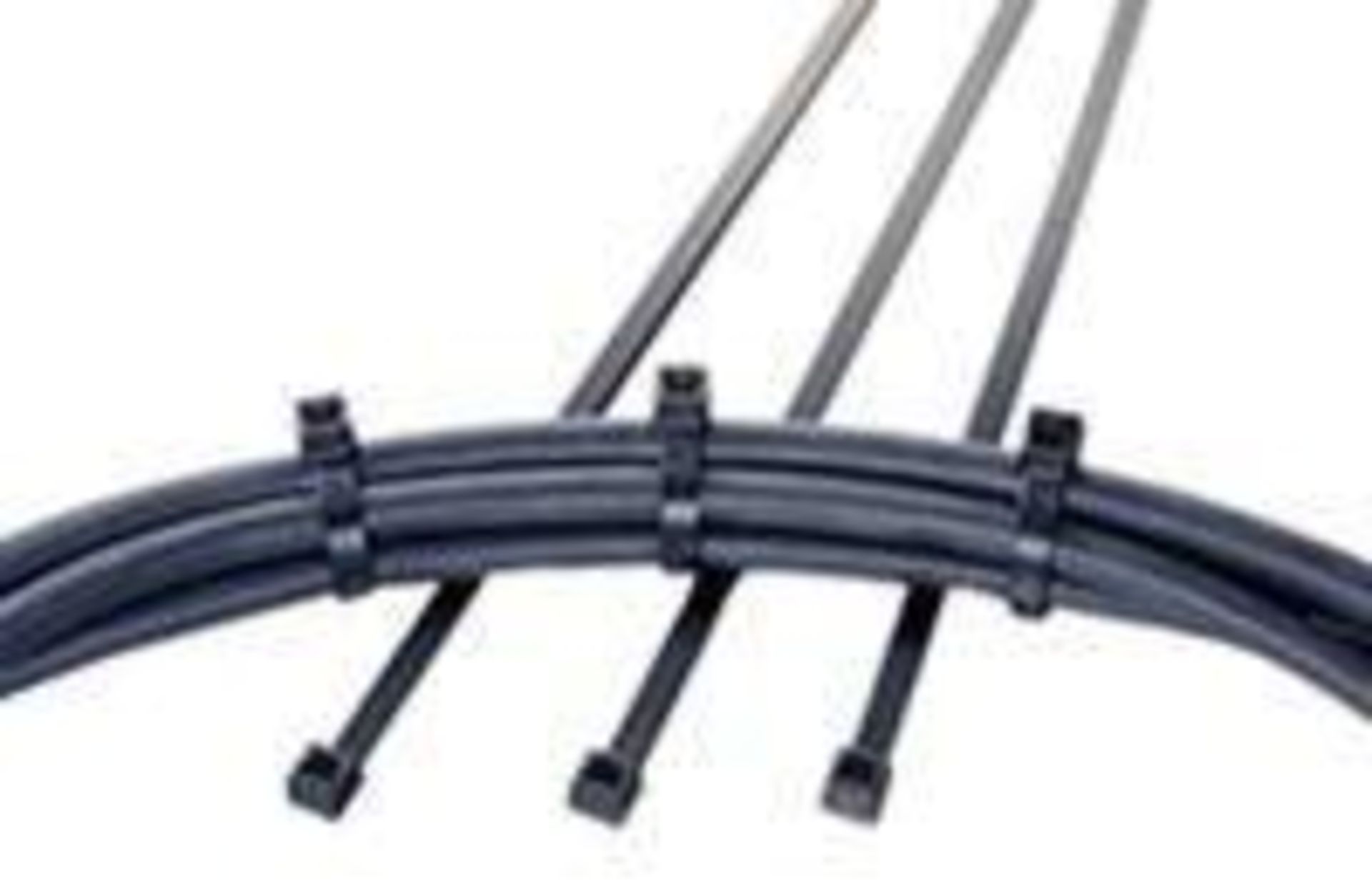 1,000 x Hellermann Tyton Black Nylon Non Releasable Cable Ties - 270mm x 4.6mm - LK Series - CL011 - - Image 4 of 4
