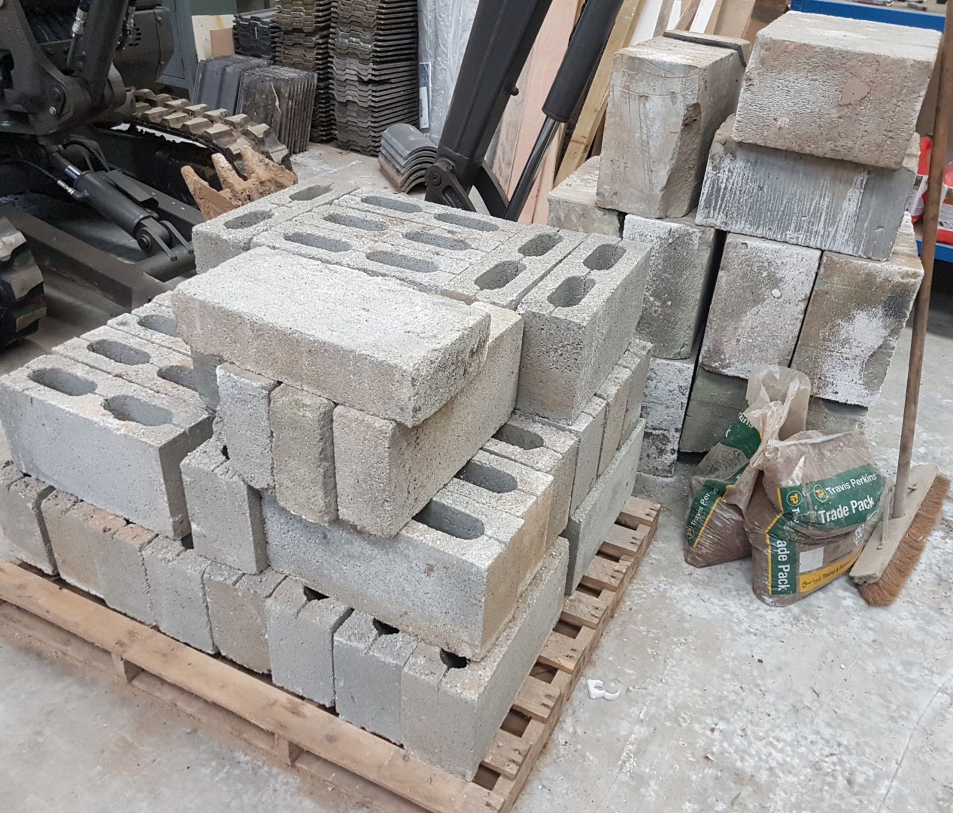 Approx 52 x Breeze Blocks - CL303 - Location: North Wales LL14