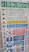 2 x Large Health and Safety Signs