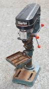 1 x Clarke Metal Workworker Bench Mounted Pillar Drill With 1/2 Inch Chuck - Model CDP 5DC -