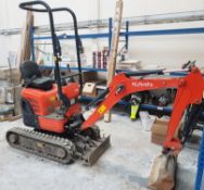 1 x Kubota U10-3 Mini Excavator - Year 2015 - Only 56 Hours Use - More Pictures Added - CL303 -