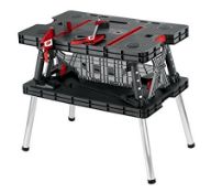 1 x Keter 17182239 Master Pro DIY Folding Work Table - 85x55x755 cms - CL303 - Location: North Wales