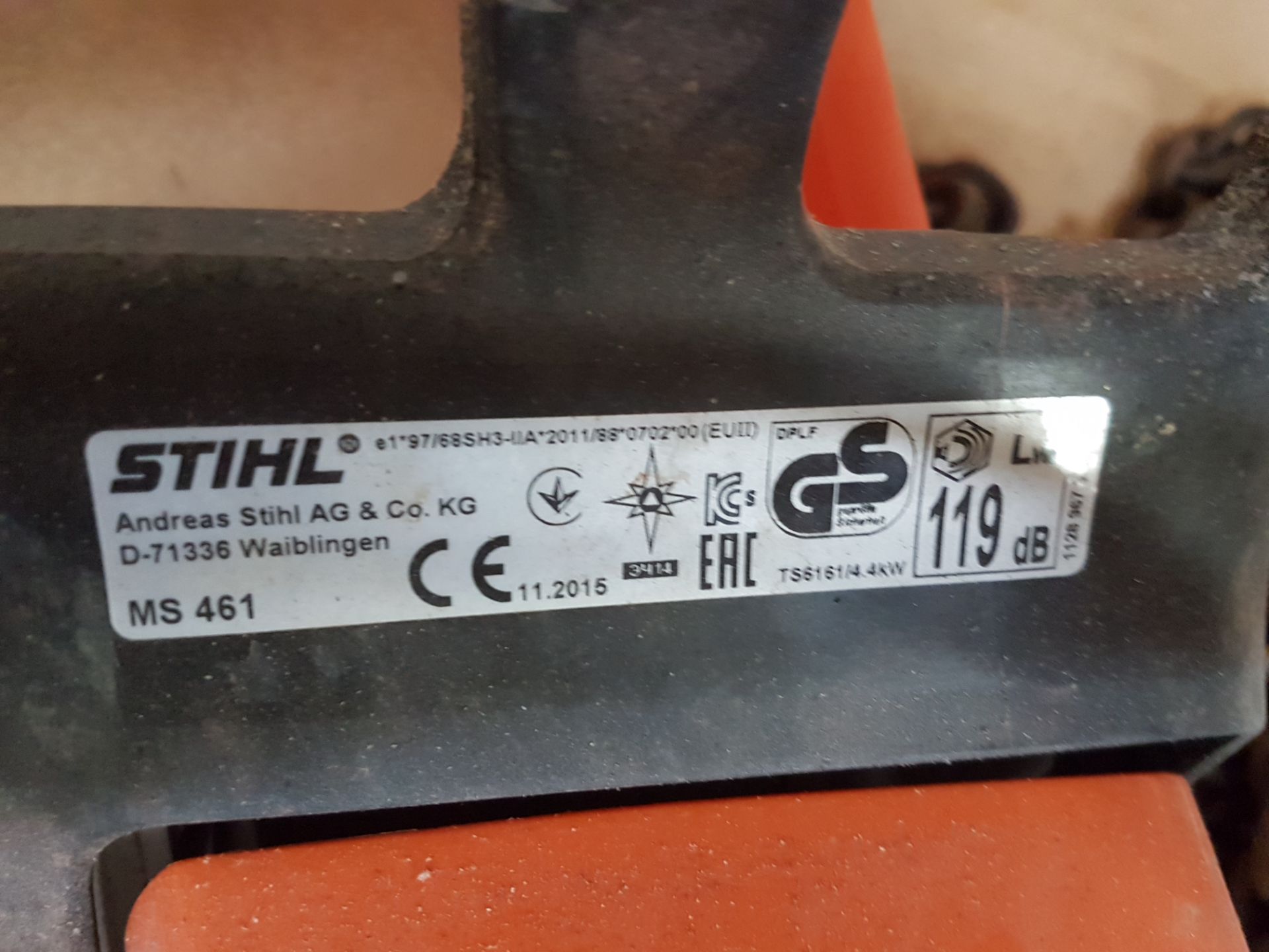 1 x Stihl MS461 25 Inch Professional High Performance Pretrol Chainsaw - CL303 - Location: North - Image 5 of 5