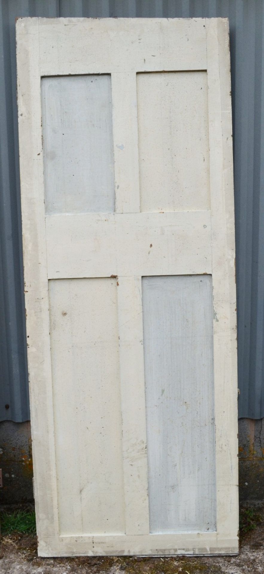 Set Of 4 x Reclaimed 4-Panel Wooden Doors - Taken From A Grade II Listed Property - Image 7 of 9