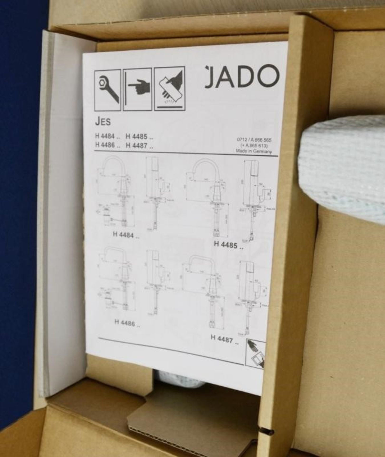 1 x Ideal Standard JADO "Jes" Single Lever Basin Mixer Without Waste Set (H4485AA) - Image 7 of 7