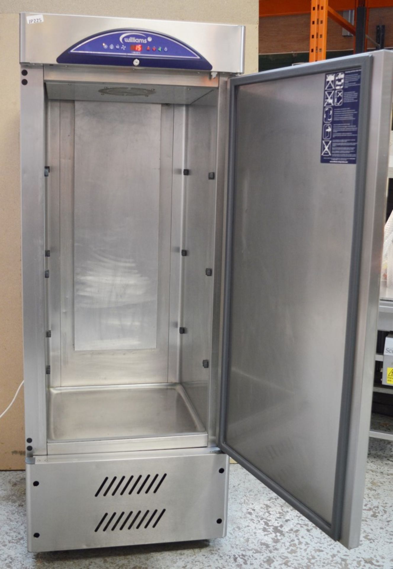 1 x Williams Single Door Upright Freezer - Model LZ16-WB - Stainless Steel Finish - Suitable For Com - Bild 4 aus 8