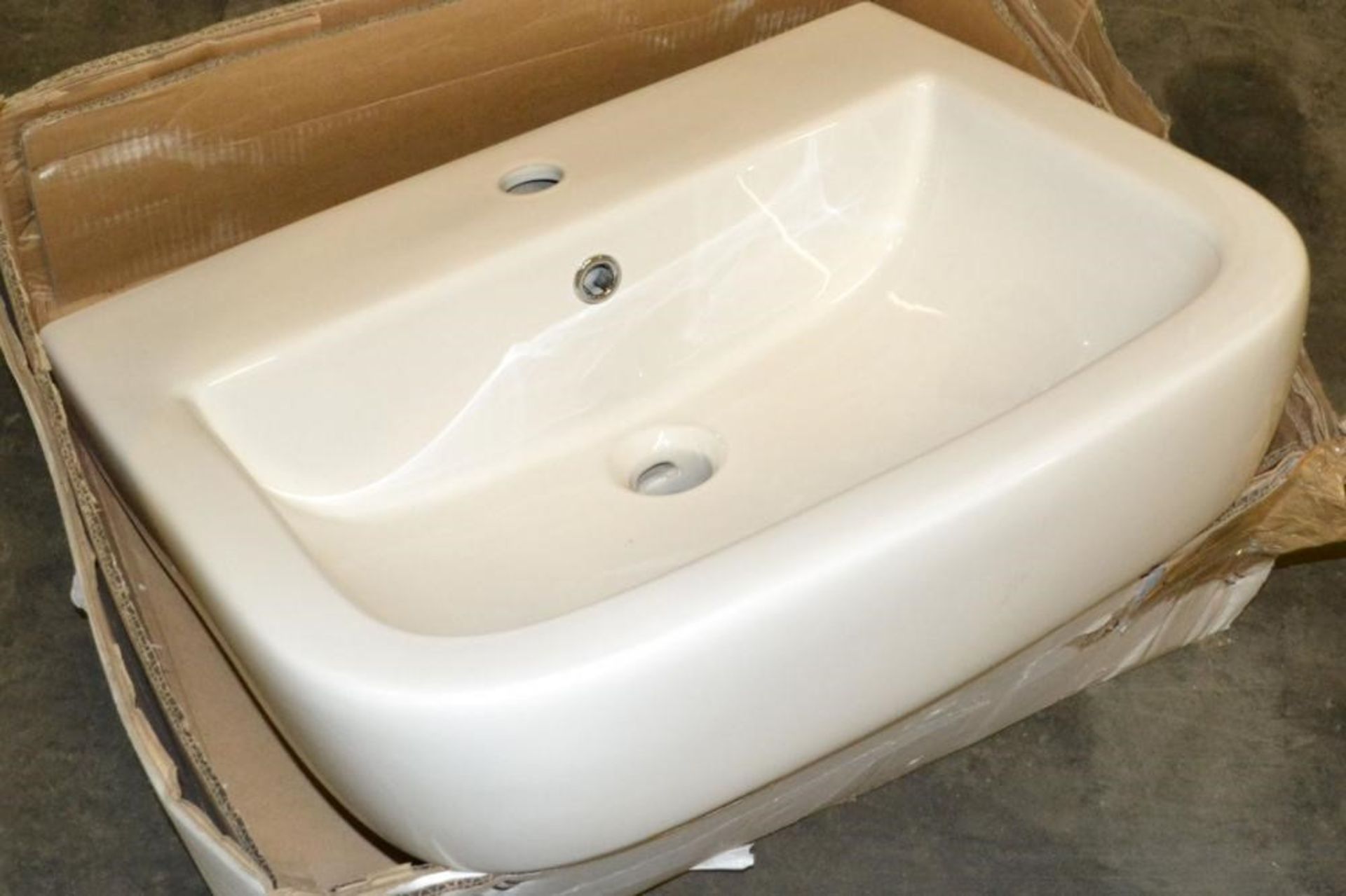 1 x Essence 560mm Basin With One Tap Hole (No Pedestal) - Ref: DY110/L10100 - CL190 - Unused Stock - - Image 2 of 4