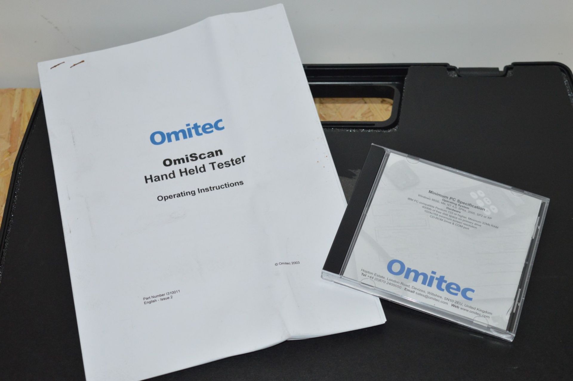 1 x Omitec OmiScan Automotive Diagnostic Tool - Model OM100/1 - Includes Carry Case, User Manual, - Image 6 of 7