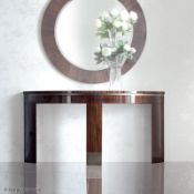 1 x GIORGIO "Coliseum" High-gloss Console Table With Velvet Lined Drawer (180/48) - Dimensions: Size