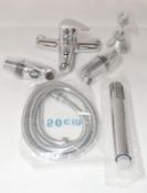 1 x Mounted Bath Filler / Shower Mixer Tap With Shower Hose And Handset – Used Commercial