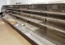 2 x Commercial Refrigerated Shelved Display Units With Remote Units - Around 12 Months Old In Great