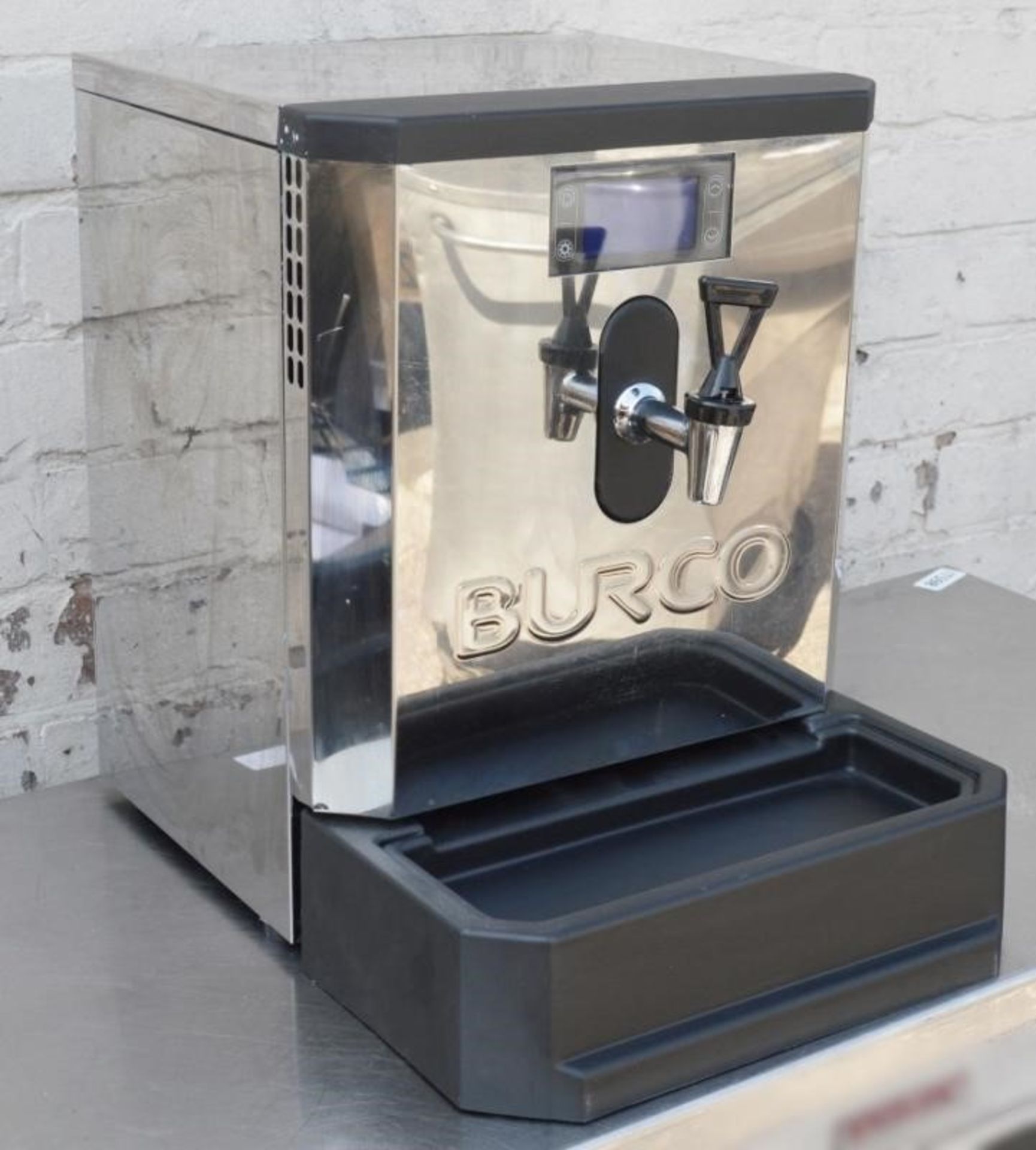 1 x BURCO Countertop Autofil Water Boiler With Filtration - 5 Litre Capacity - Stainless Steel Finis