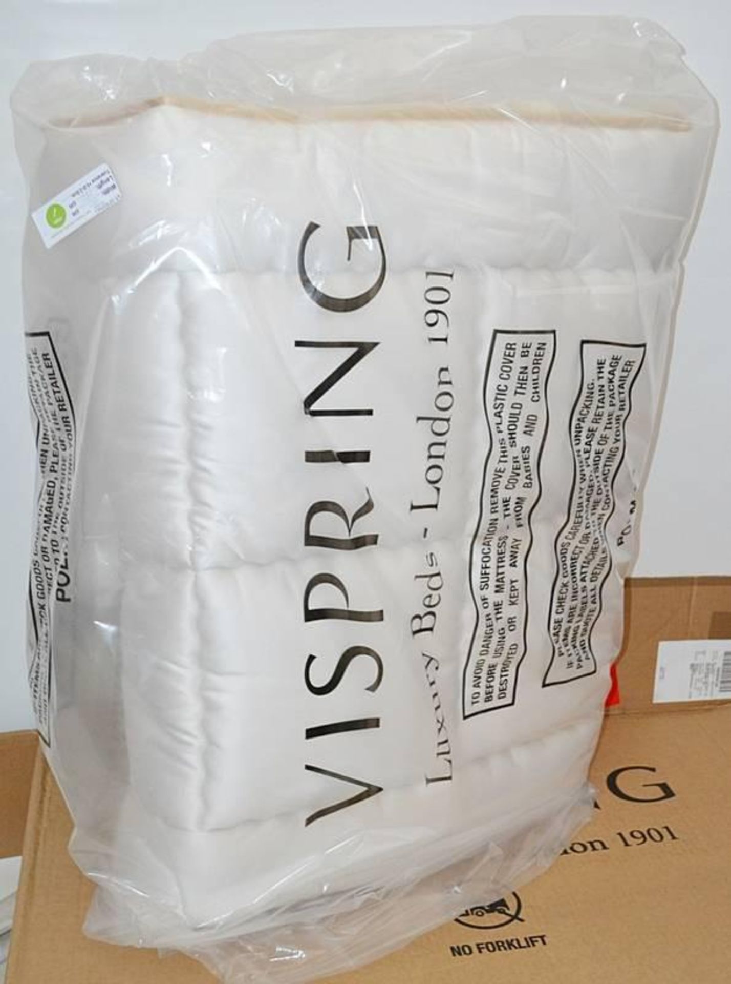 1 x VISPRING Heaven Luxury "Supreme" Mattress Topper - Size: 90 x 190cm - Handmade In Plymouth,UK - - Image 2 of 6