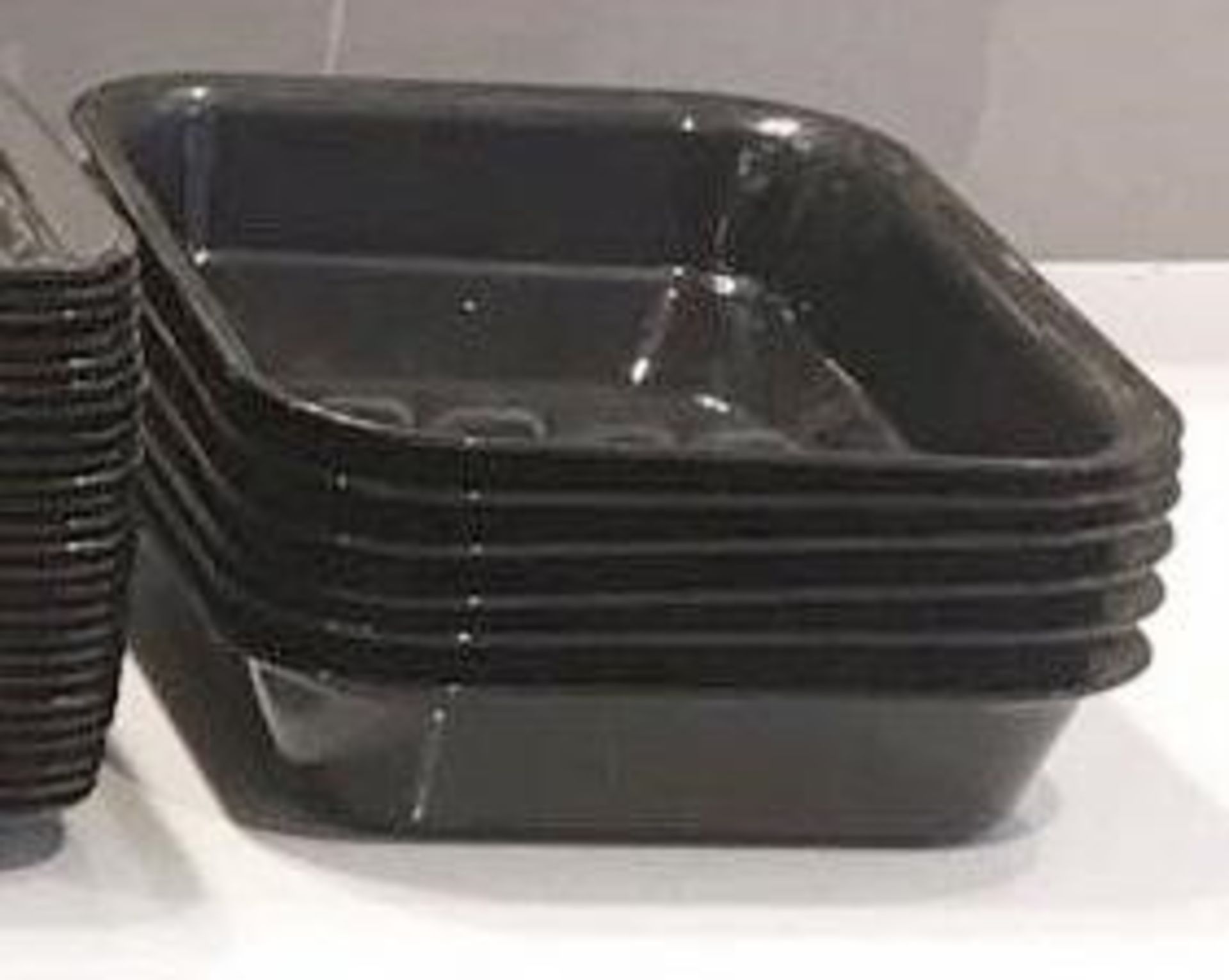 91 x Assorted Acrylic Serving Trays - Various Sizes - Around 12 Months Old In Great Condition - From - Image 3 of 5