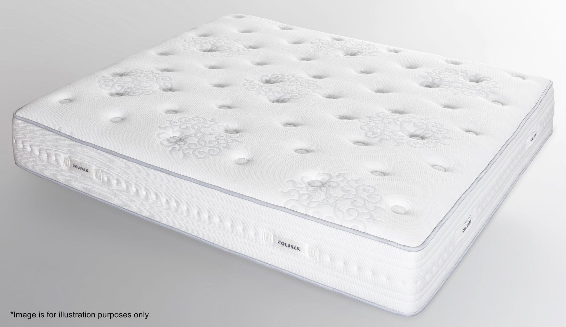 1 x COLUNEX "Beauty Sleep III" No-Flip Mattress - MEDIUM Firmness - Dimensions: 160X200x30cm - Ex- - Image 2 of 4