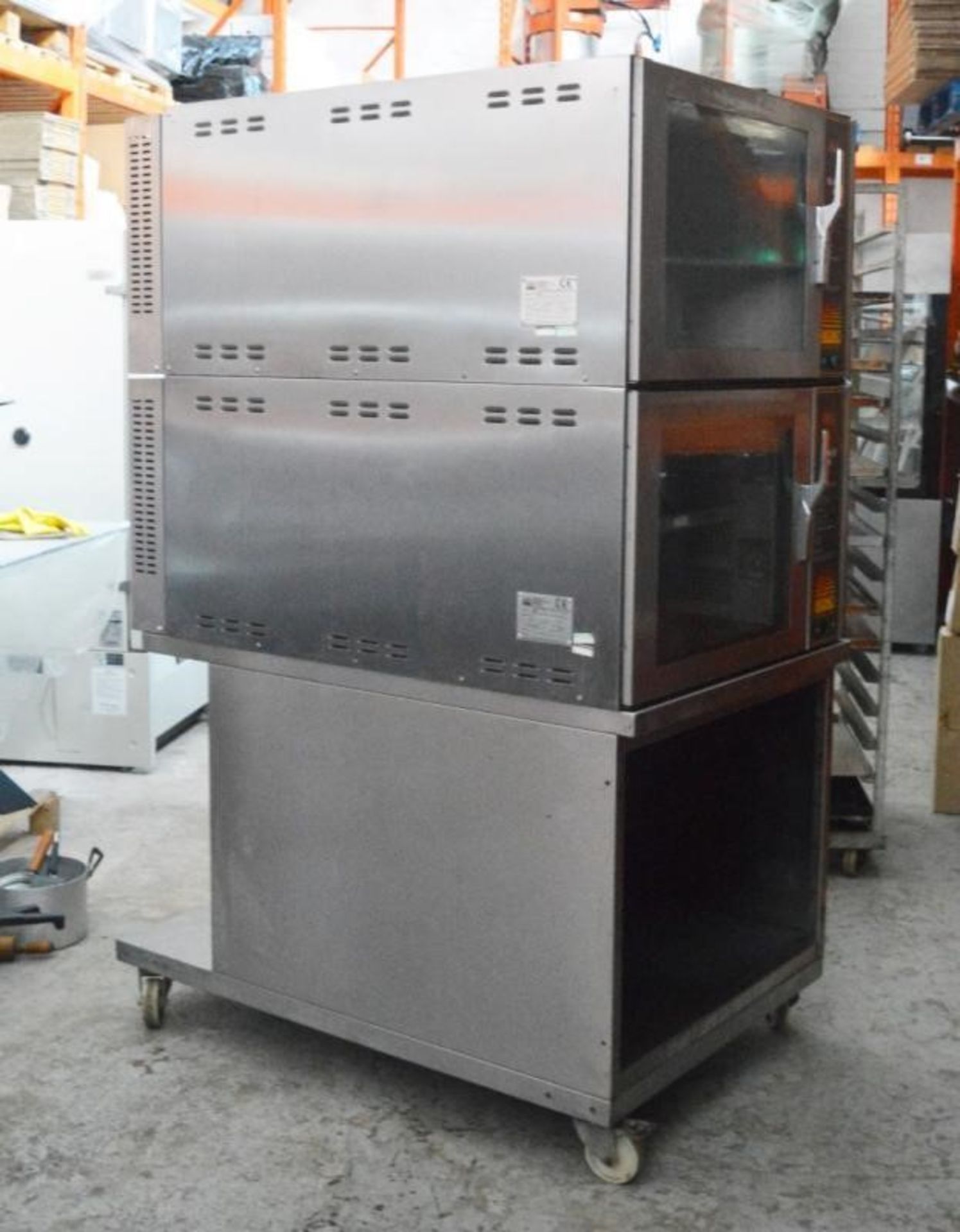 1 x Mono FG159 Double Bake Off Steam Convection Oven - Includes Ten Cooking Trays, Mobile Tray Holde - Bild 11 aus 14