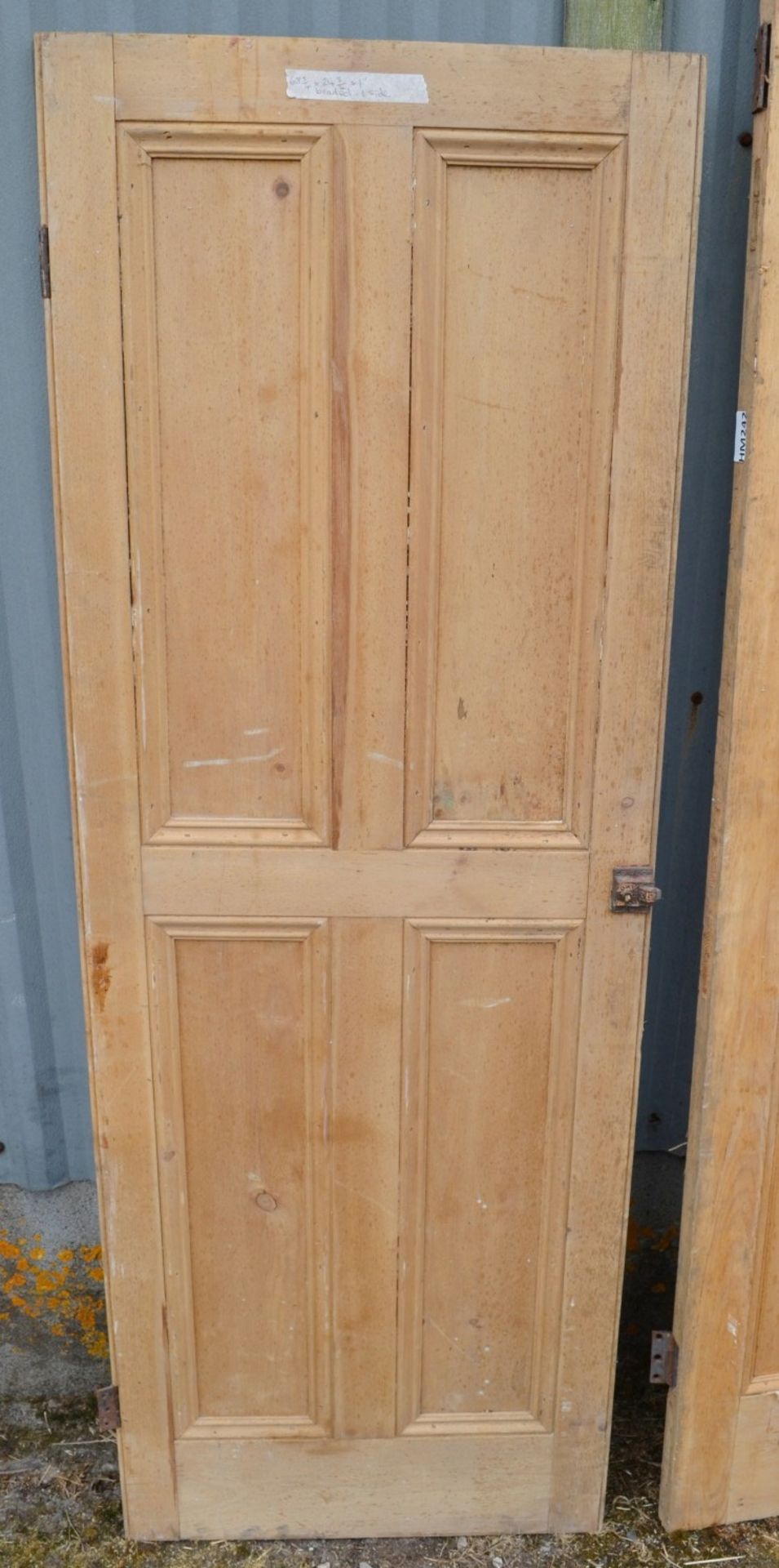 Set Of 4 x Reclaimed 4-Panel Wooden Doors - Taken From A Grade II Listed Property - Image 2 of 9