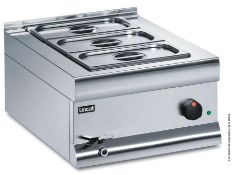 1 x LINCAT Commercial Bain Marie (BM4) - Made In UK - Stainless Steel Finish - Ref: IT548 - CL232 -