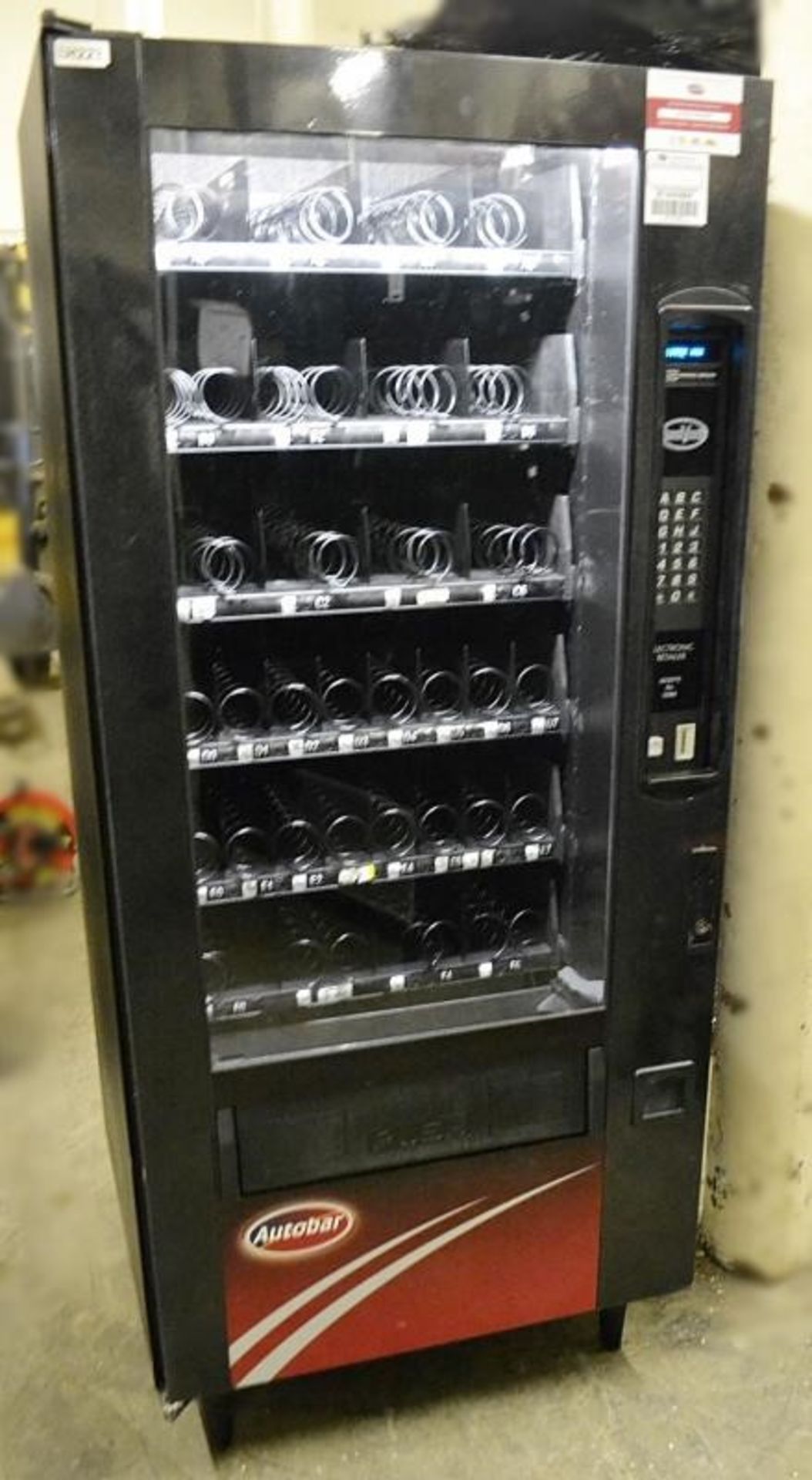 1 x Crane Chilled "Snack Center 4" Vending Machine - Model 458 - Recently taken From A Working Envir