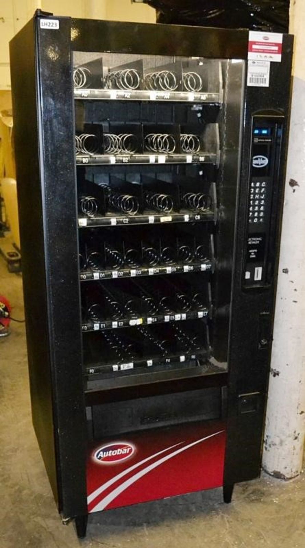 1 x Crane Chilled "Snack Center 4" Vending Machine - Model 458 - Recently taken From A Working Envir - Bild 15 aus 15