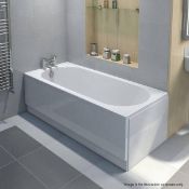 1 x Richmond Straight Single Ended Acrylic Bath - Dimensions: 1600 x 700 - New / Unused Stock