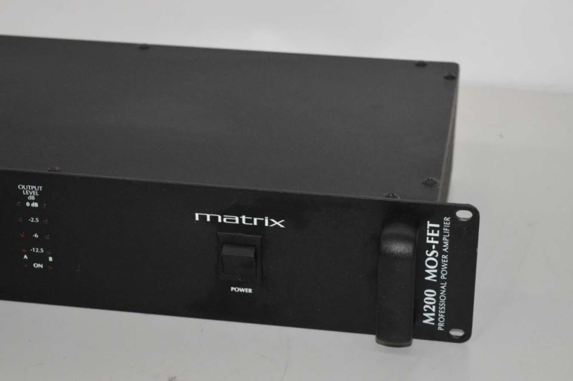 1 x Matrix 2 Channel Rackmount Amplifier - CL297 - Ref JP82 - Location: Altrincham WA14 - Image 4 of 5