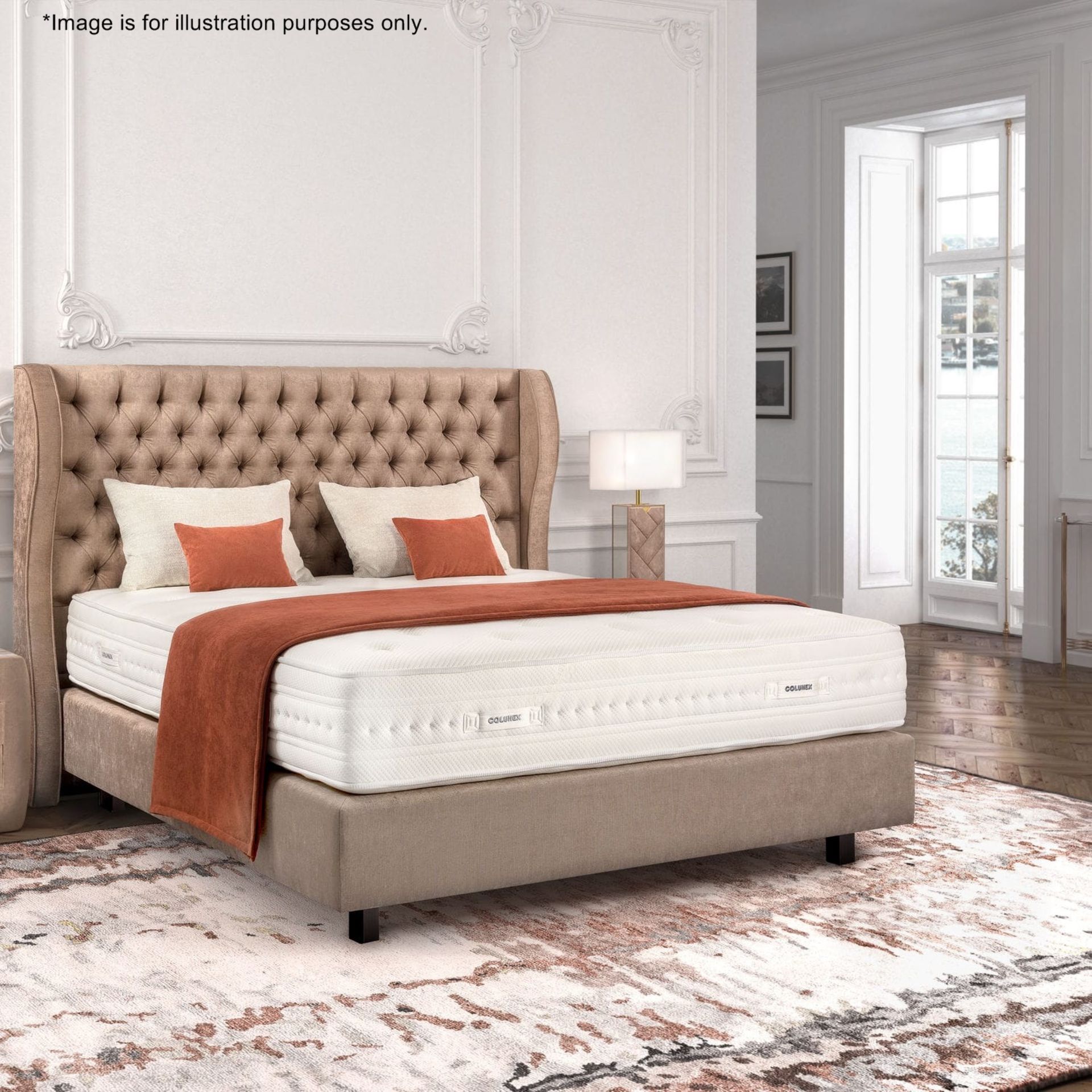 1 x COLUNEX "Beauty Sleep III" No-Flip Mattress - MEDIUM Firmness - Dimensions: 160X200x30cm - Ex-