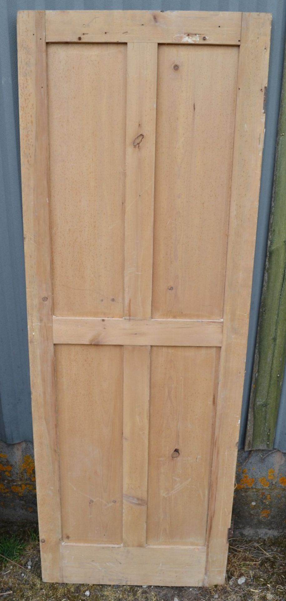 Set Of 4 x Reclaimed 4-Panel Wooden Doors - Taken From A Grade II Listed Property - Image 3 of 9