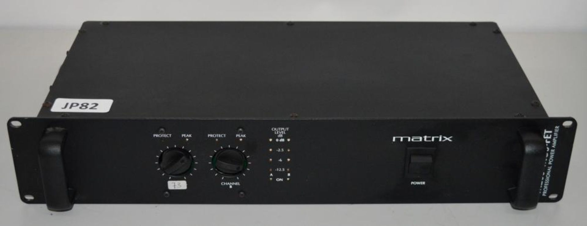 1 x Matrix 2 Channel Rackmount Amplifier - CL297 - Ref JP82 - Location: Altrincham WA14 - Image 3 of 5