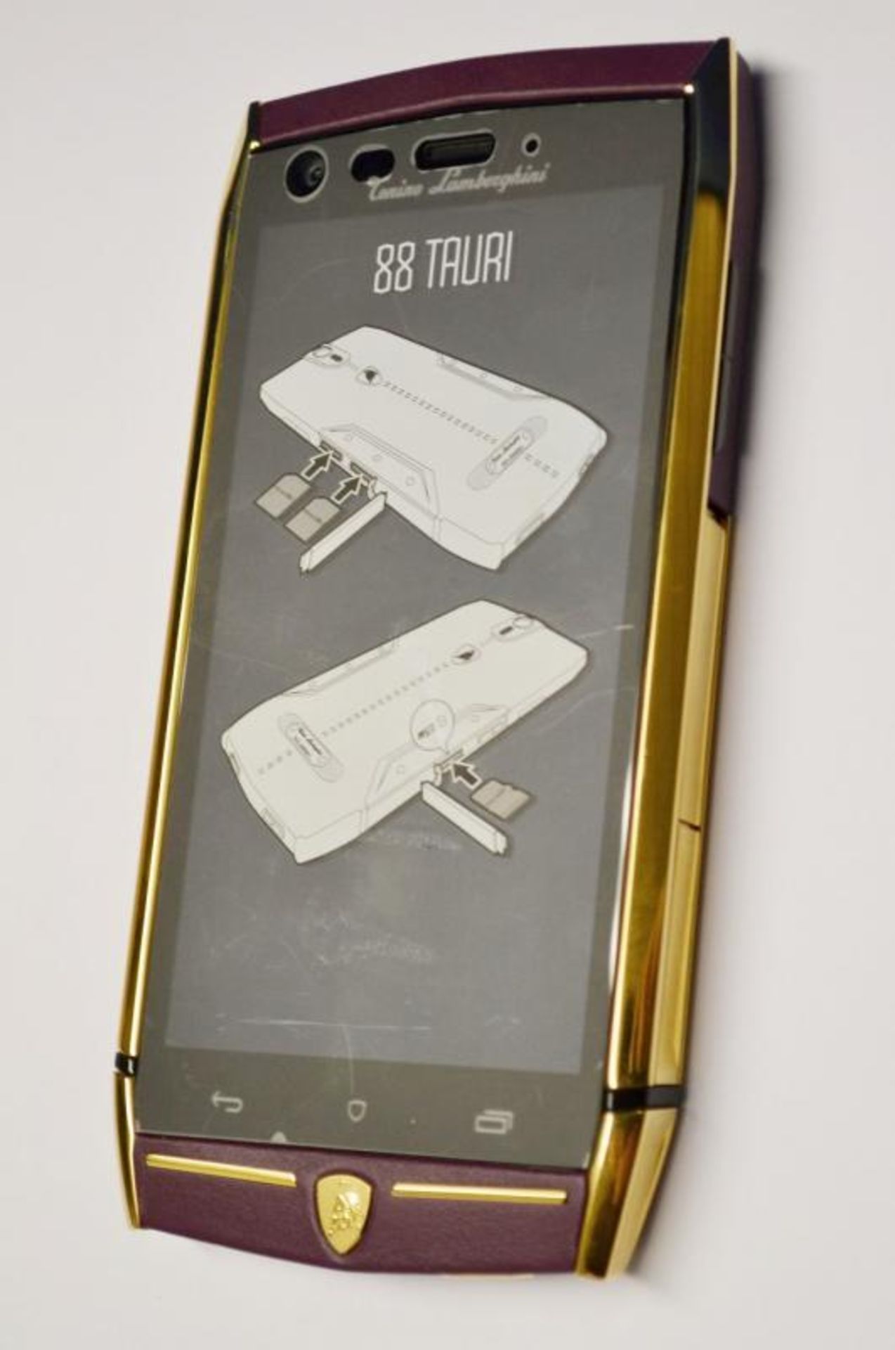 1 x Limited Edition Lamborghini "88 Tauri" Android Smart Phone - Art. 5522932 - Features Exquisite G - Image 3 of 18