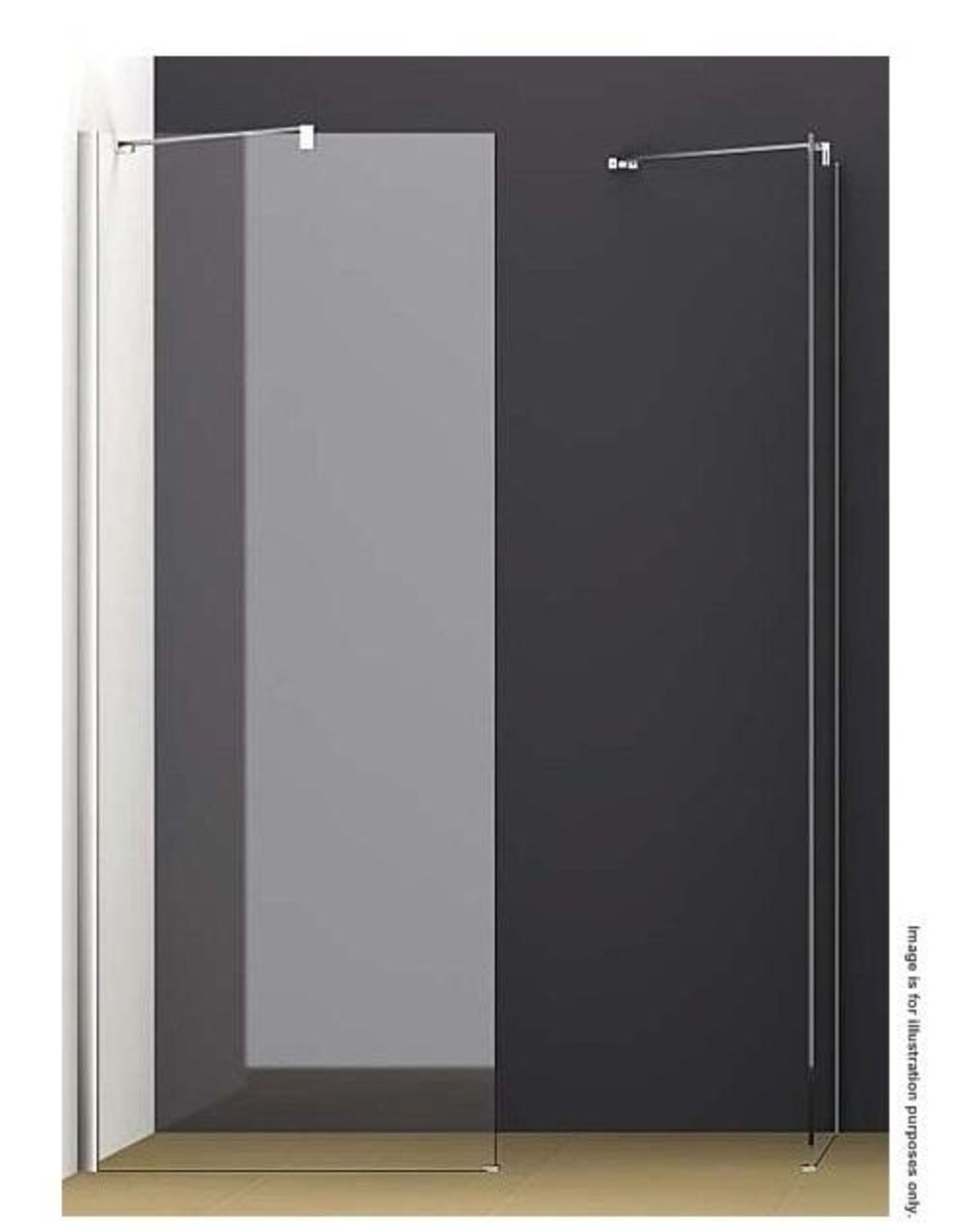 1 x Tavistock Oxygen 8 8mm 1000mm Walk In Enclosure Front Panel - Original RRP £484.14 - Image 5 of 5