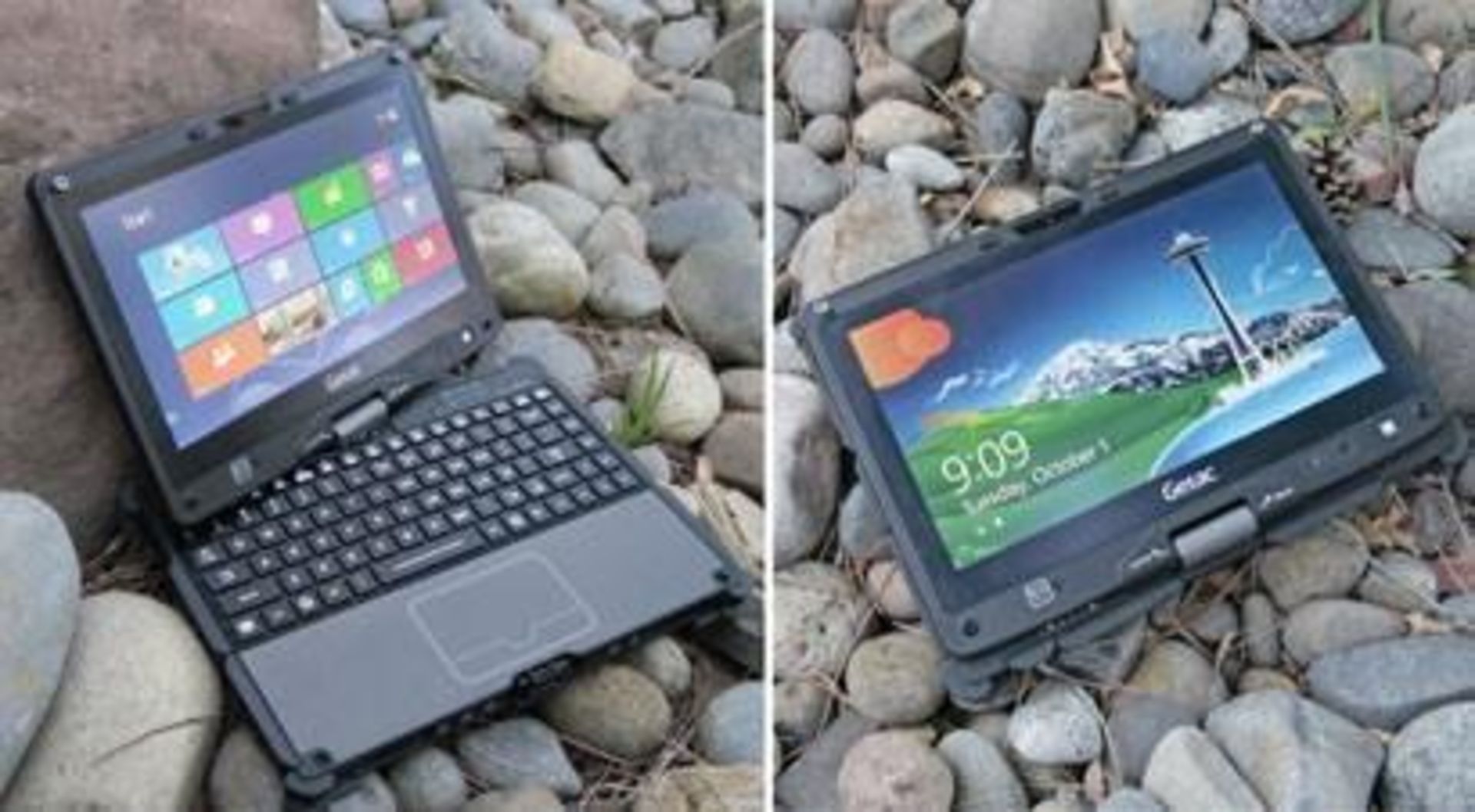 1 x Getac V200 Rugged Laptop Computer - Rugged Laptop That Transforms into a Tablet PC - Features an - Image 7 of 8