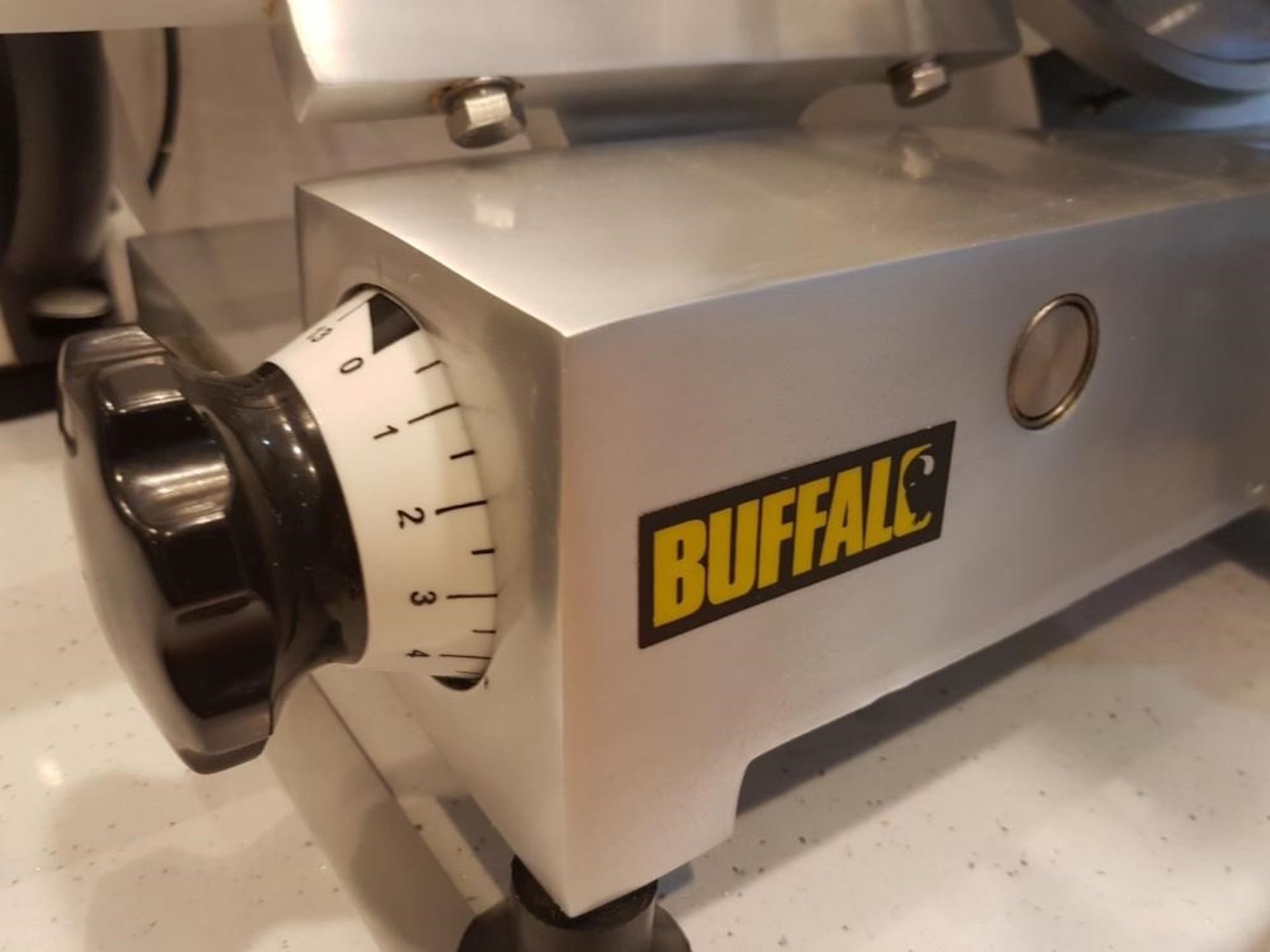 1 x Buffalo Meat Slicer 300mm (CD279) - Around 12 Months Old In Great Condition - From A Gourmet Del - Image 4 of 8