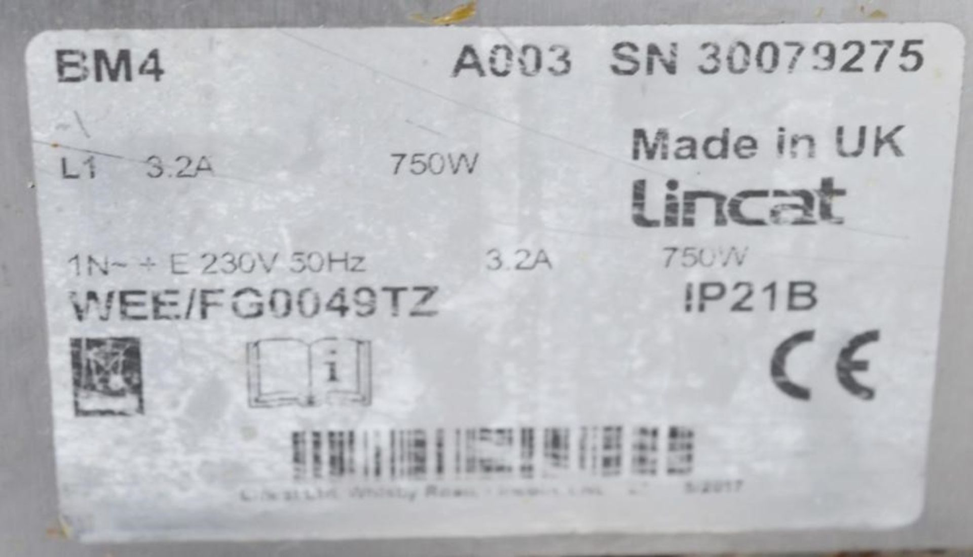 1 x LINCAT Commercial Bain Marie (BM4) - Made In UK - Stainless Steel Finish - Ref: IT548 - CL232 - - Image 9 of 9