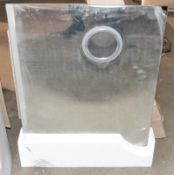 1 x Rectangular LED Mirror With Demister and 3XMag Insert - Dimensions: 80 x 60cm - New / Unused Sto