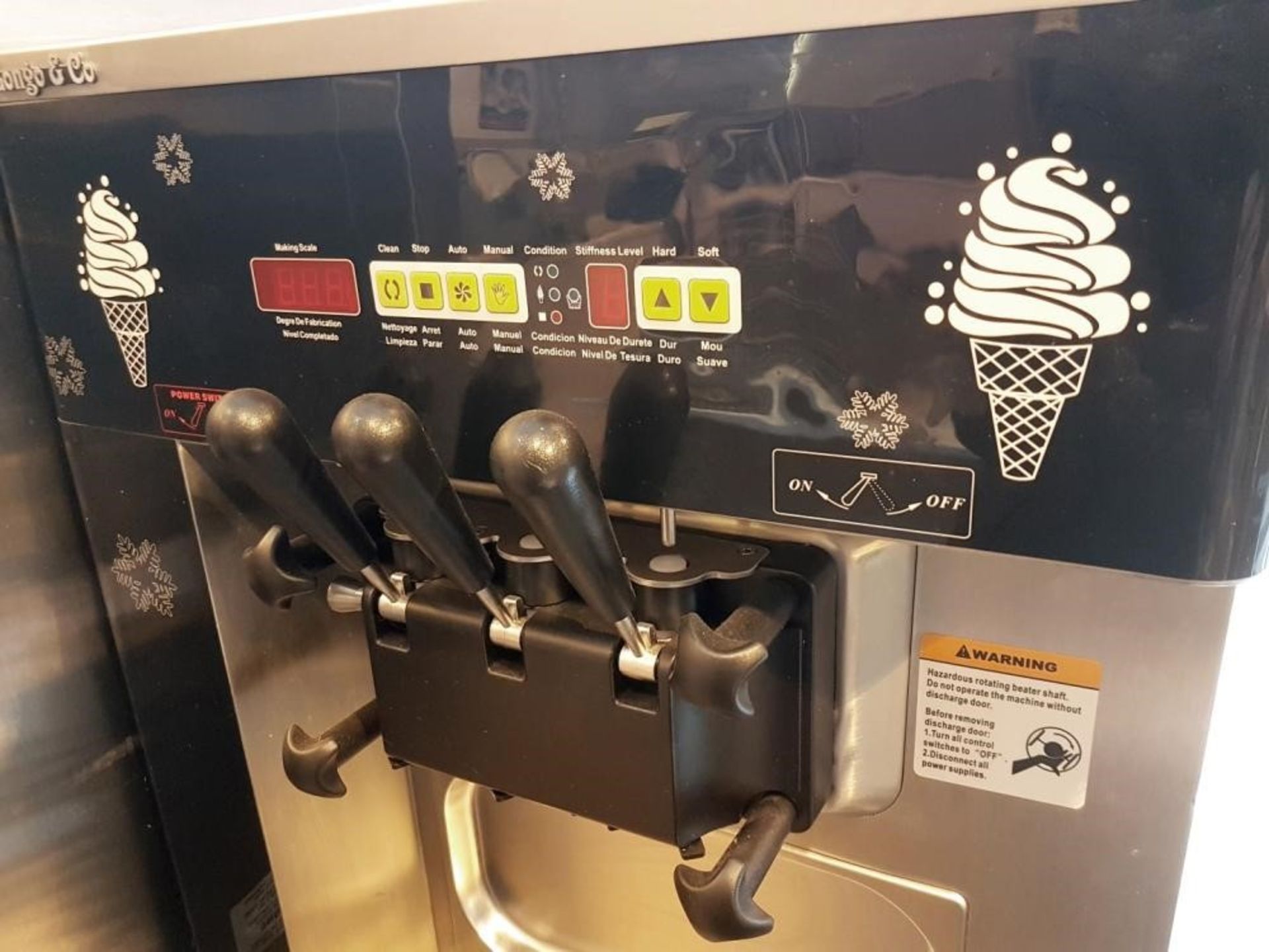 1 x Artic 132BA Commercial Ice-cream Machine And Stand - Around 12 Months Old In Great Condition - F - Image 4 of 11