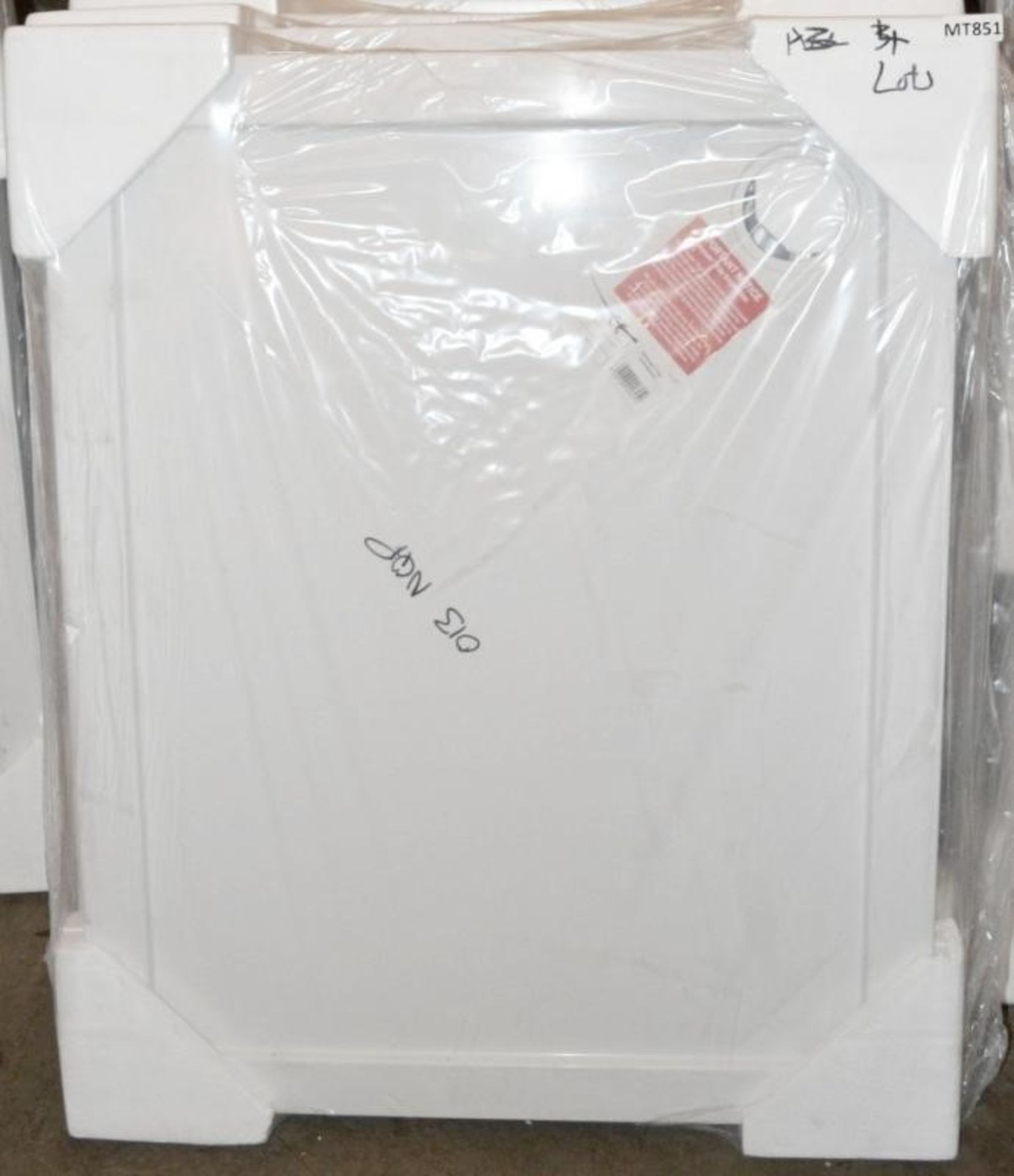 1 x White Pearlstone Rectangular Shower Tray (NTP013) - Dimensions: 1000 x 800 x 40mm - New / Unused - Image 2 of 2