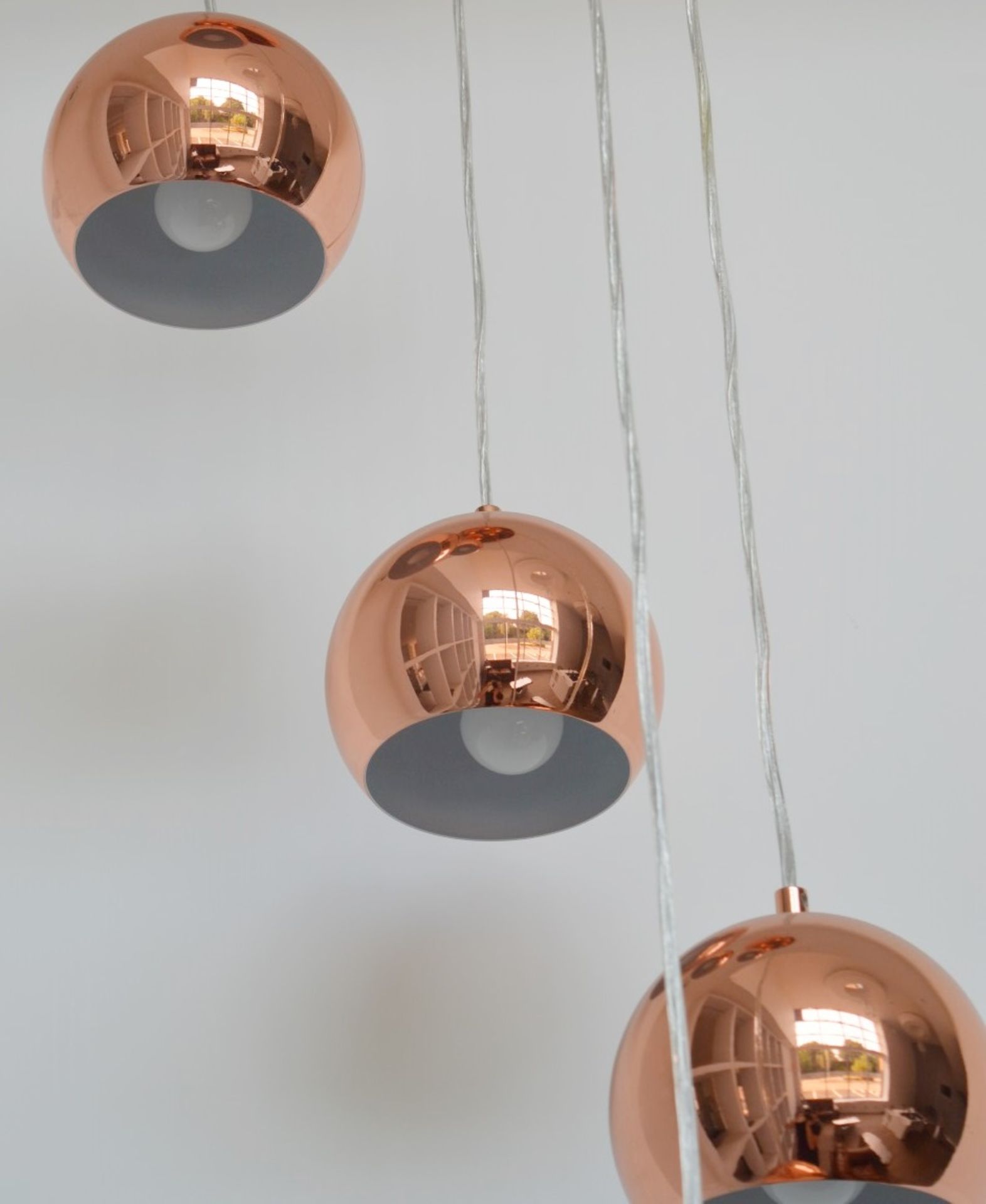 1 x Domas 5-Light Ceiling Light In Copper - Ex Display Stock - RRP £198.00 - Image 6 of 6