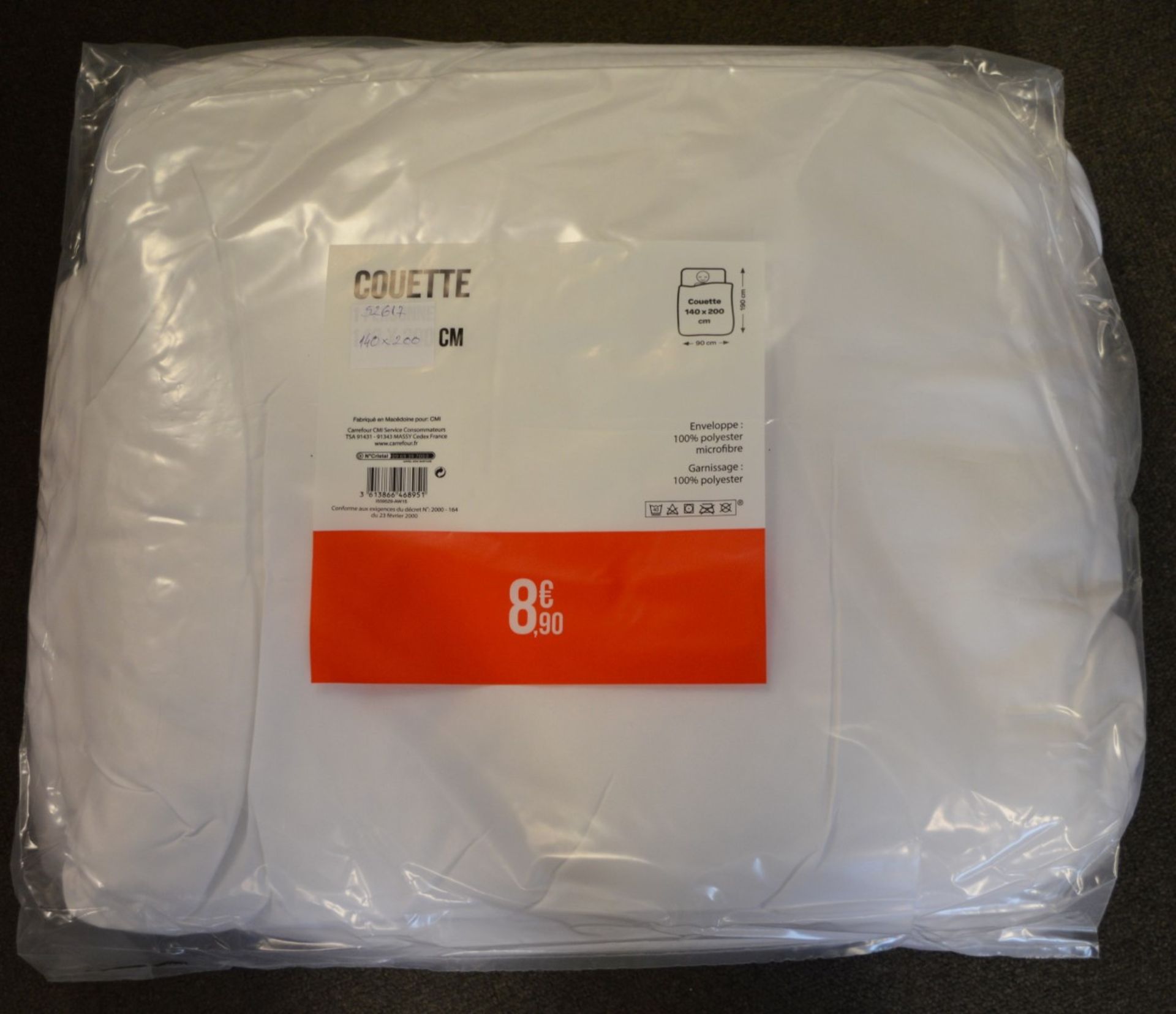 10 x Microfibre Duvets - Brand New Stock - 100% Polyester - CL007 - Location: Altrincham WA14 - - Image 6 of 6