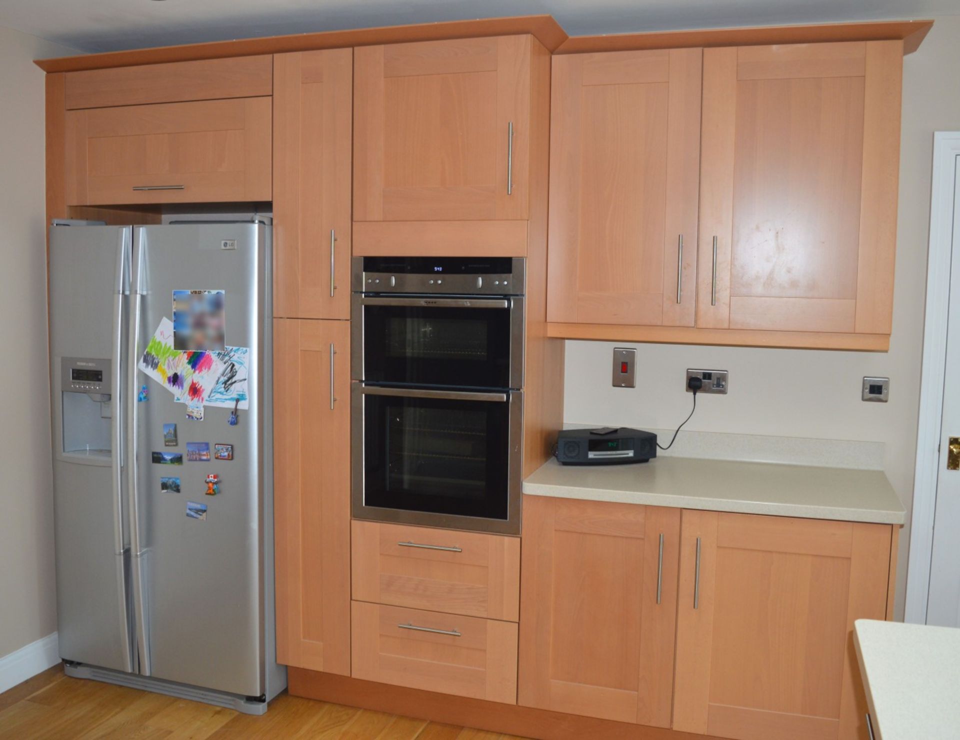 1 x Bespoke Maelstrom Solid Wood Fitted Kitchen With Corian Tops - In Excellent Condition - Neff - Image 14 of 65