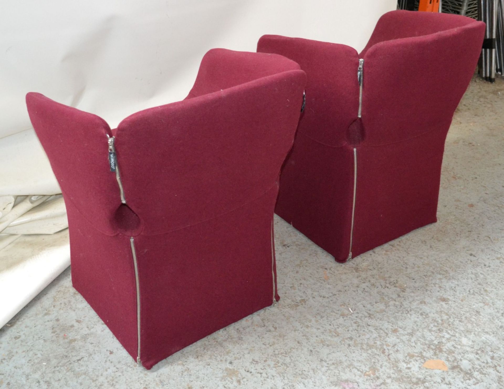 2 x Moroso Bloomy Small Armchairs Designed By Patricia Urquiola - CL314 - Location: Altrincham WA14 - Image 6 of 7