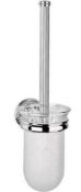 1 x Ideal Standard JADO "PERLRAND CRISTAL" Luxury WC Brush Holder (H4029A4) - Gold Finish With Opal