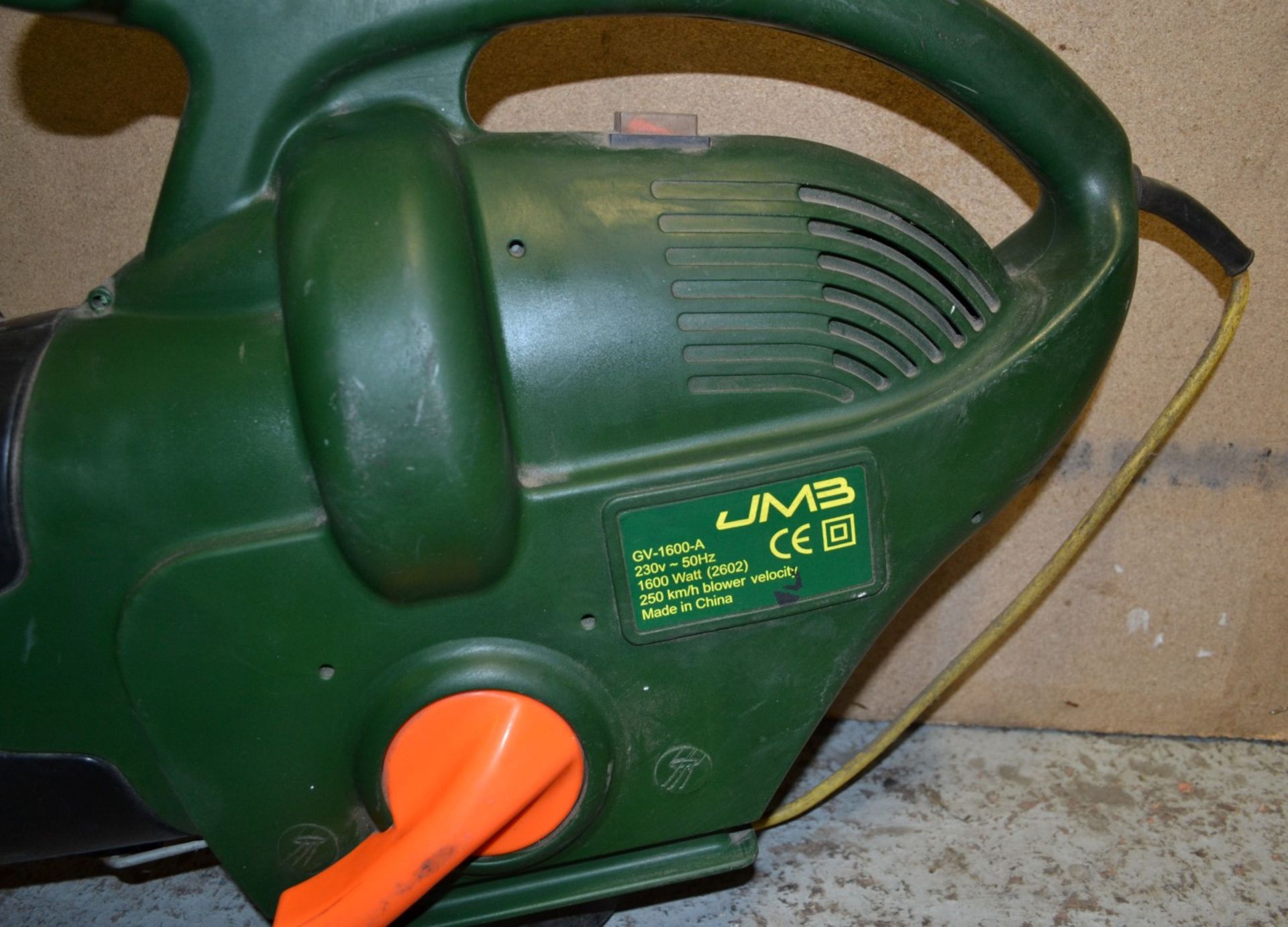 1 x JMB GV-1600-A 250km/h Leaf Blower - CL007 - Location: Altrincham WA14 - Image 4 of 7