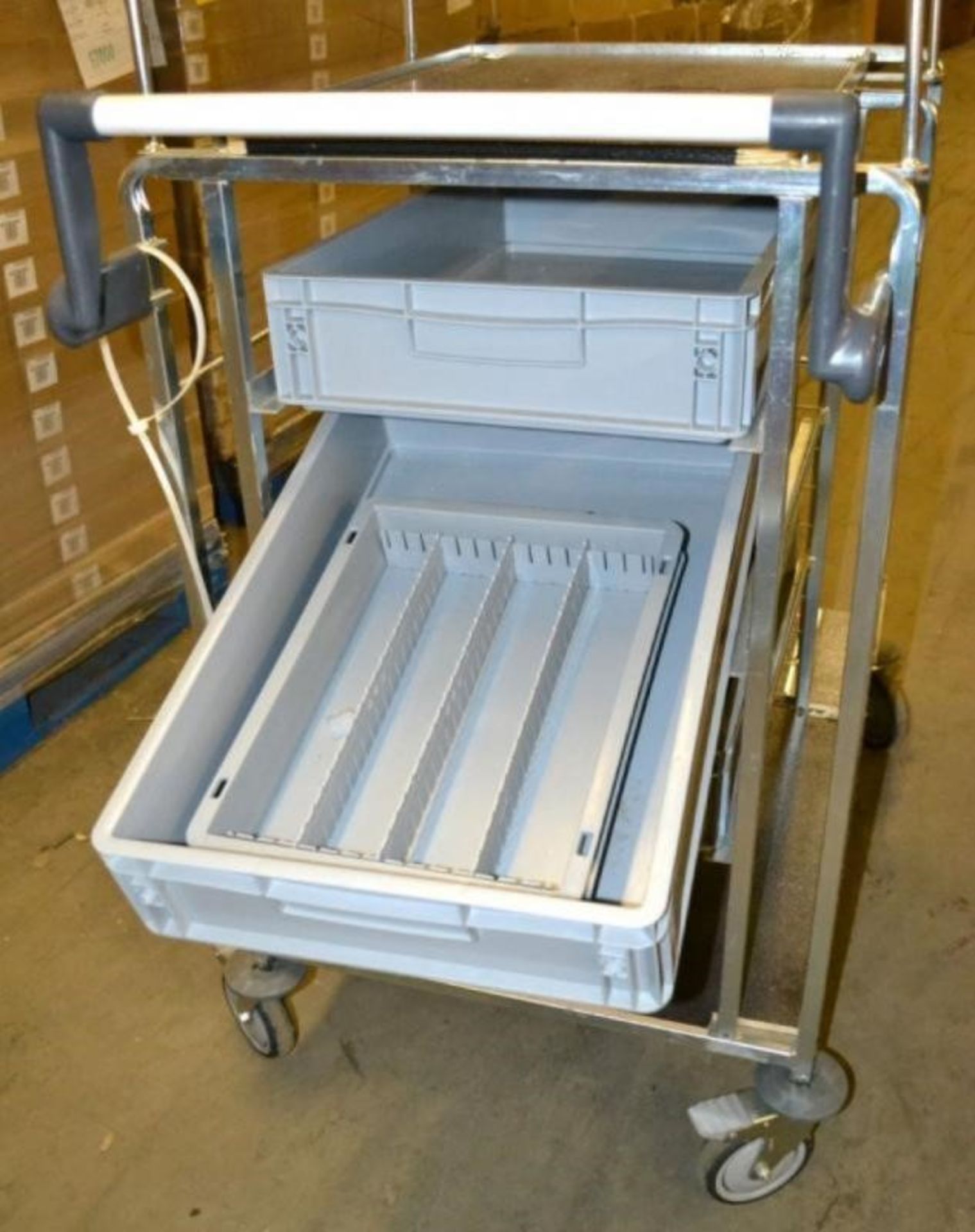 1 x 3-Drawer Warehouse Picking / Transport Trolley - Dimensions: 103 x 64 x 144cm - Ref: MC122 - CL2 - Image 6 of 7