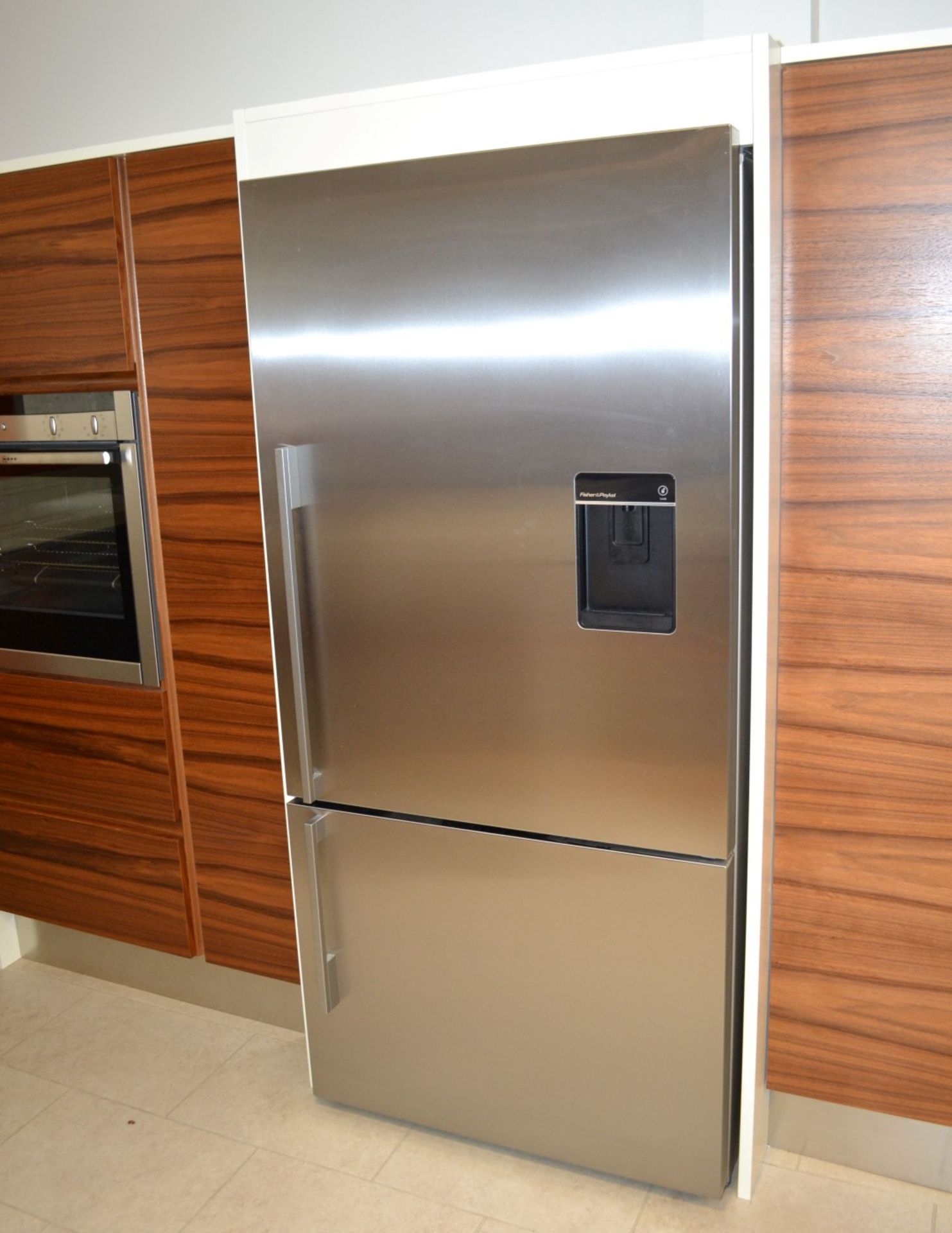 1 x Fisher & Paykel Stainless Steel 790mm 469 Litre Fridge Freezer from Showroom Display Kitchen -