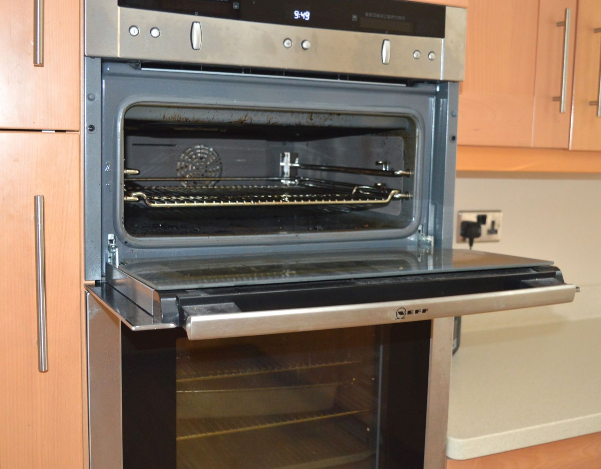 1 x Bespoke Maelstrom Solid Wood Fitted Kitchen With Corian Tops - In Excellent Condition - Neff - Image 46 of 65