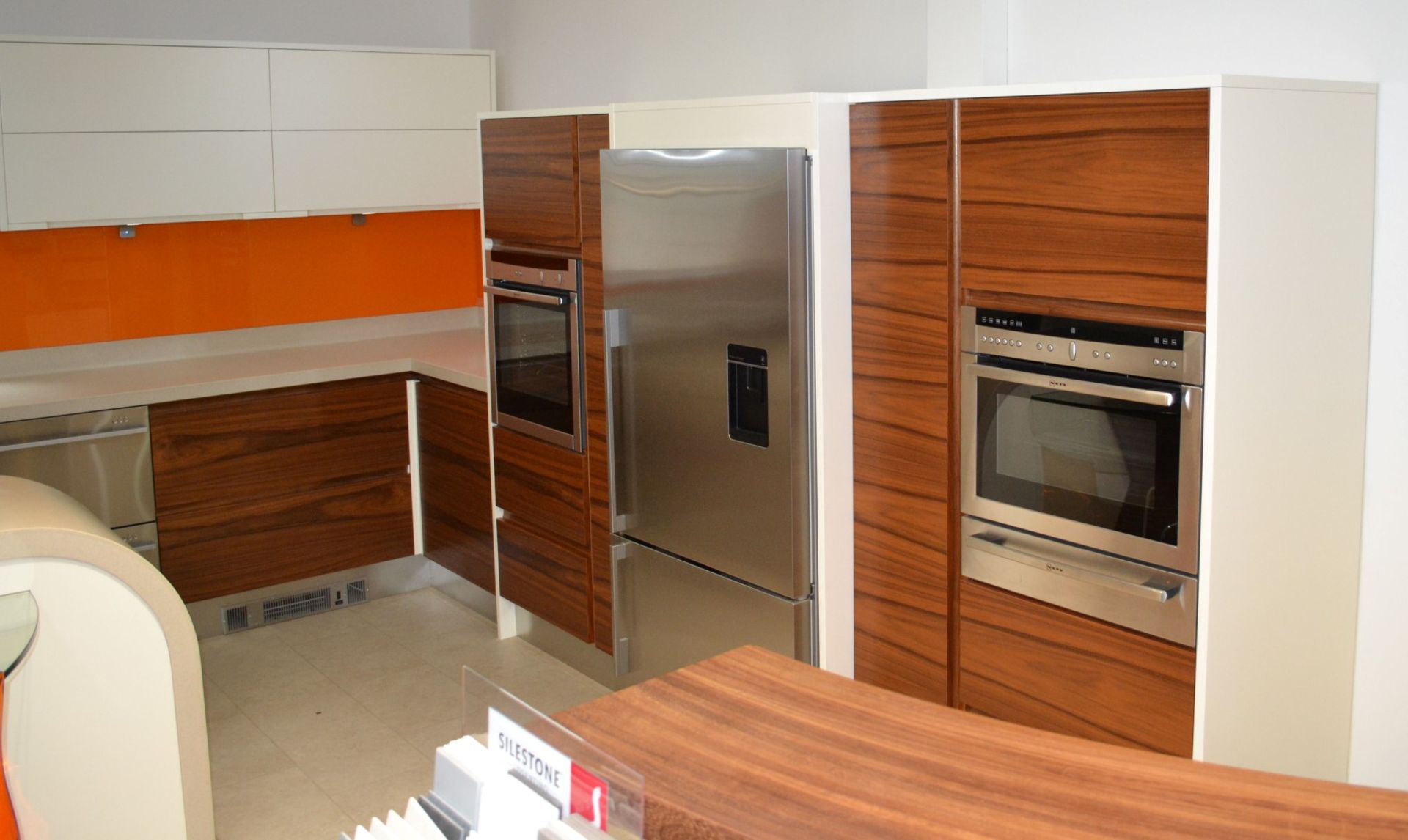 1 x Unused Bespoke Display Kitchen in Perfect Condition - Includes Unused Neff and Fisher & Paykel - Image 3 of 60