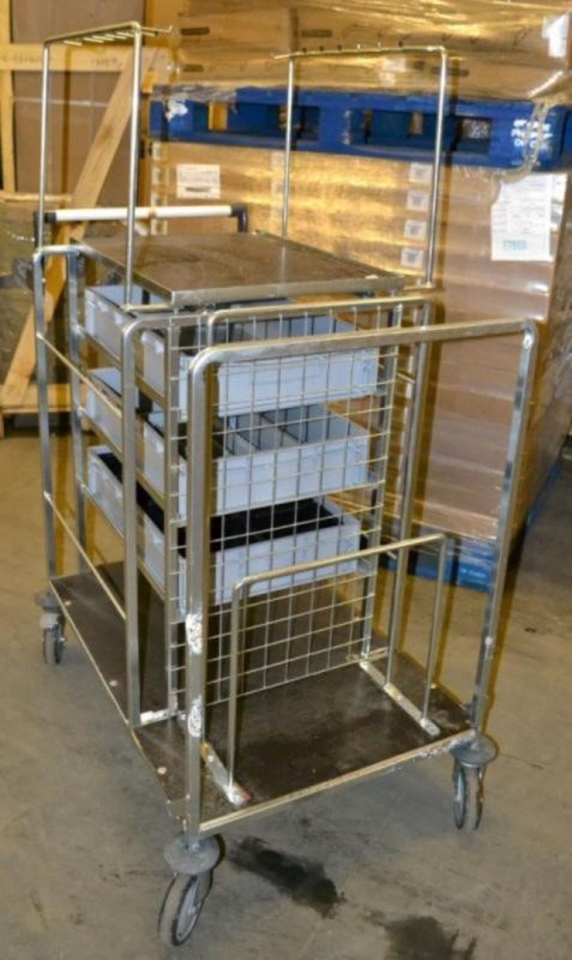 1 x 3-Drawer Warehouse Picking / Transport Trolley - Dimensions: 103 x 64 x 144cm - Ref: MC122 - CL2 - Image 5 of 7
