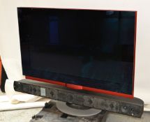 1 x Bang & Olufsen Beovision 7-40 40" LCD TV with BeoLab 7-4 Sound Bar - CL314 - Location: Altrincha